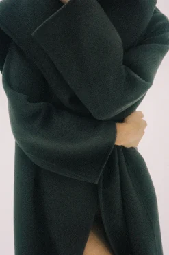 Online ABRIGO BUFANDA MEZCLA LANA ZW COLLECTION Mujer Abrigos / Anoraks