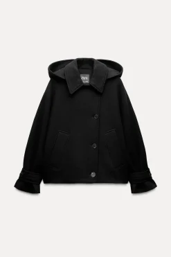 Online ABRIGO CAPA MEZCLA LANA ZW COLLECTION Mujer Abrigos / Anoraks