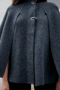 Online ABRIGO CAPA PUNTO Mujer Abrigos / Anoraks|Chaquetas / Cazadoras