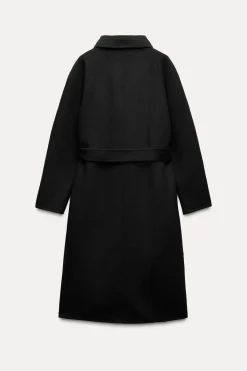 Outlet ABRIGO CINTURÓN CON LANA Mujer Abrigos / Anoraks