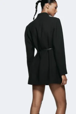 Hot ABRIGO CINTURÓN CON LANA Mujer Abrigos / Anoraks