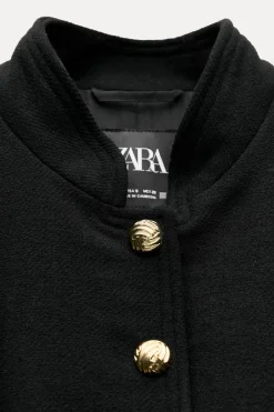 Hot ABRIGO CINTURÓN CON LANA Mujer Abrigos / Anoraks