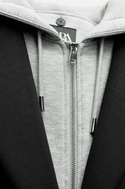 Online ABRIGO COMBINADO CAPUCHA DESMONTABLE Mujer Abrigos / Anoraks