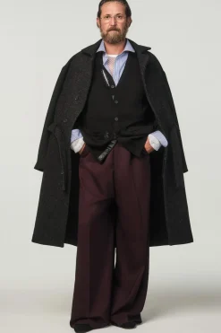 Fashion ABRIGO COMBINADO X STEFANO PILATI Hombre Cazadoras|Abrigos / Gabardinas