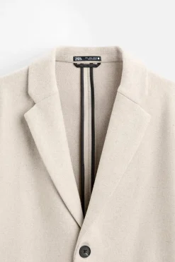 Best ABRIGO CON LANA Hombre Cazadoras|Abrigos / Gabardinas