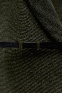 Discount ABRIGO CON LANA CINTURÓN ZW COLLECTION Mujer Abrigos / Anoraks