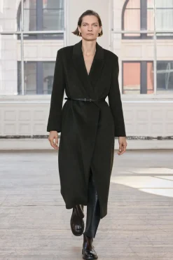 Discount ABRIGO CON LANA CINTURÓN ZW COLLECTION Mujer Abrigos / Anoraks