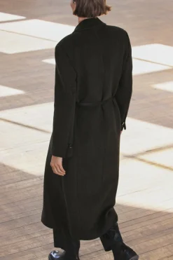 Discount ABRIGO CON LANA CINTURÓN ZW COLLECTION Mujer Abrigos / Anoraks