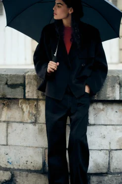 Sale ABRIGO CORTO CON LANA ZW COLLECTION Mujer Abrigos / Anoraks