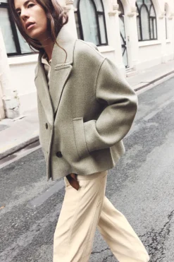 Best ABRIGO CORTO CRUZADO Mujer Abrigos / Anoraks