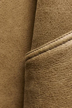 Hot ABRIGO CORTO DOBLE FAZ 100% PIEL Mujer Abrigos / Anoraks