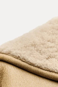 Hot ABRIGO CORTO DOBLE FAZ 100% PIEL Mujer Abrigos / Anoraks