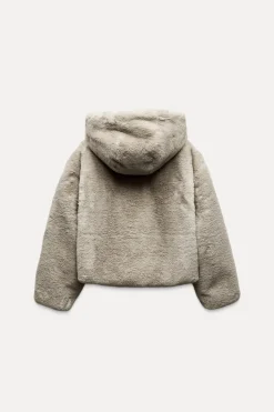 Discount ABRIGO CORTO EFECTO PELO Mujer Abrigos / Anoraks