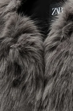 Outlet ABRIGO CORTO EFECTO PELO Mujer Abrigos / Anoraks