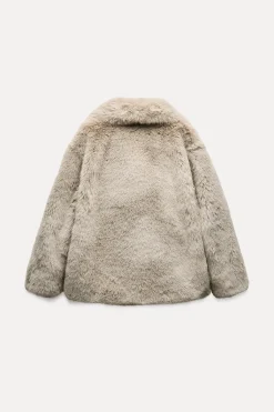 Outlet ABRIGO CORTO EFECTO PELO ZW COLLECTION Mujer Abrigos / Anoraks