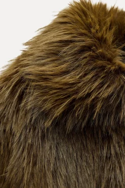 Discount ABRIGO CORTO EFECTO PELO ZW COLLECTION Mujer Abrigos / Anoraks