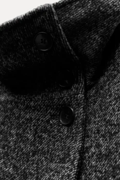 Outlet ABRIGO CORTO ESPIGA CON LANA ZW COLLECTION Mujer Abrigos / Anoraks