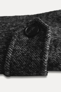 Outlet ABRIGO CORTO ESPIGA CON LANA ZW COLLECTION Mujer Abrigos / Anoraks