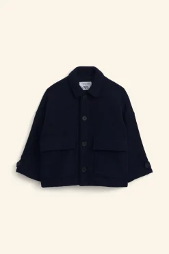 Niños ZARA 6 - 14 Años·Abrigos<ABRIGO CORTO LANA LIMITED EDITION