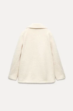 Clearance ABRIGO CRUZADO BOUCLÉ Mujer Abrigos / Anoraks