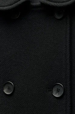 Discount ABRIGO CRUZADO CON LANA Mujer Abrigos / Anoraks