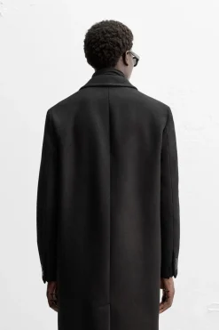 Clearance ABRIGO CRUZADO LANA Hombre Cazadoras|Abrigos / Gabardinas