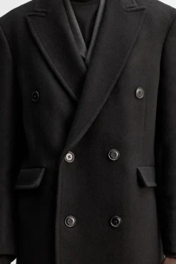 Clearance ABRIGO CRUZADO LANA Hombre Cazadoras|Abrigos / Gabardinas