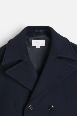 Discount ABRIGO CRUZADO MEZCLA LANA Hombre Cazadoras|Abrigos / Gabardinas