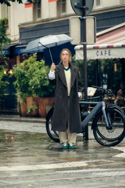 Sale ABRIGO CRUZADO OVERSIZE Mujer Abrigos / Anoraks