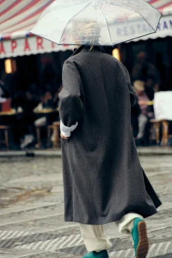 Sale ABRIGO CRUZADO OVERSIZE Mujer Abrigos / Anoraks