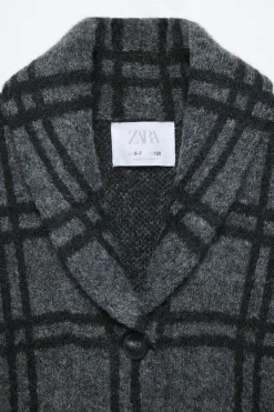 Niños ZARA 6 - 14 Años·Abrigos|6 - 14 Años·Punto<ABRIGO CUADROS