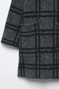 Niños ZARA 6 - 14 Años·Abrigos|6 - 14 Años·Punto<ABRIGO CUADROS