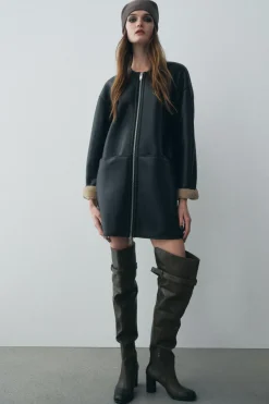 Online ABRIGO DOBLE FAZ ZW COLLECTION Mujer Abrigos / Anoraks