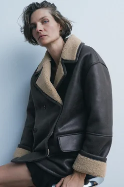 Fashion ABRIGO DOBLE FAZ ZW COLLECTION Mujer Abrigos / Anoraks