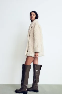 Clearance ABRIGO EFECTO PELO Mujer Abrigos / Anoraks