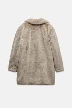 Fashion ABRIGO EFECTO PELO Mujer Abrigos / Anoraks