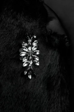 Discount ABRIGO EFECTO PELO ABALORIOS JOYA Mujer Abrigos / Anoraks|Cárdigan / Jerséis