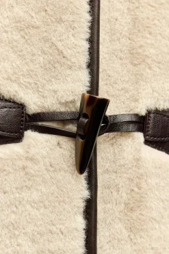 Discount ABRIGO EFECTO PELO ALAMARES Mujer Abrigos / Anoraks