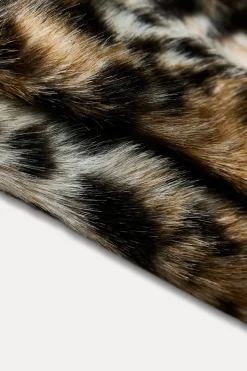 Discount ABRIGO EFECTO PELO ESTAMPADO ANIMAL ZW COLLECTION Mujer Abrigos / Anoraks