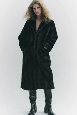 Online ABRIGO EFECTO PELO ZW COLLECTION Mujer Abrigos / Anoraks