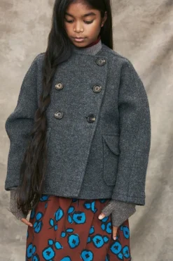 Niños ZARA 6 - 14 Años·Abrigos<ABRIGO LANA BOTONES LIMITED EDITION