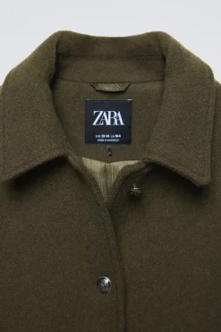 Niños ZARA 6 - 14 Años·Abrigos<ABRIGO LANA LARGO BOTONES