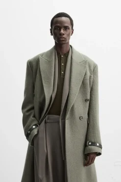 Clearance ABRIGO LANA X NANUSHKA Hombre Cazadoras|Abrigos / Gabardinas