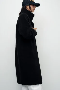 Outlet ABRIGO LARGO BORREGUILLO Mujer Abrigos / Anoraks