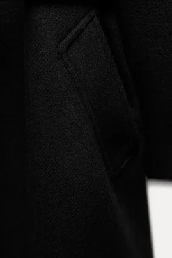 Best ABRIGO LARGO CINTURÓN CON LANA Mujer Abrigos / Anoraks