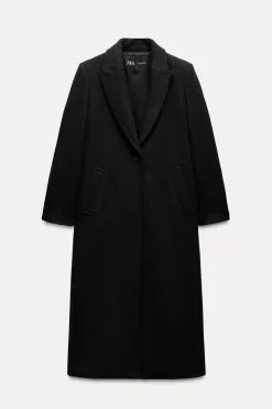 Clearance ABRIGO LARGO CON LANA Mujer Abrigos / Anoraks