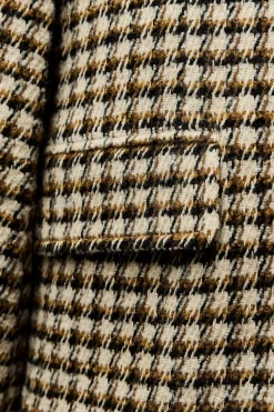 Online ABRIGO LARGO CUADROS ZW COLLECTION Mujer Abrigos / Anoraks