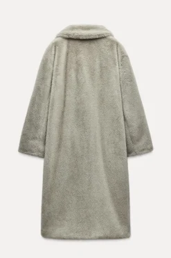 Outlet ABRIGO LARGO EFECTO PELO Mujer Abrigos / Anoraks