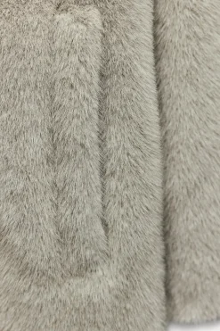 Outlet ABRIGO LARGO EFECTO PELO Mujer Abrigos / Anoraks