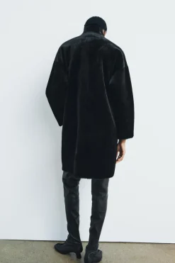 Outlet ABRIGO LARGO EFECTO PELO ZW COLLECTION Mujer Abrigos / Anoraks